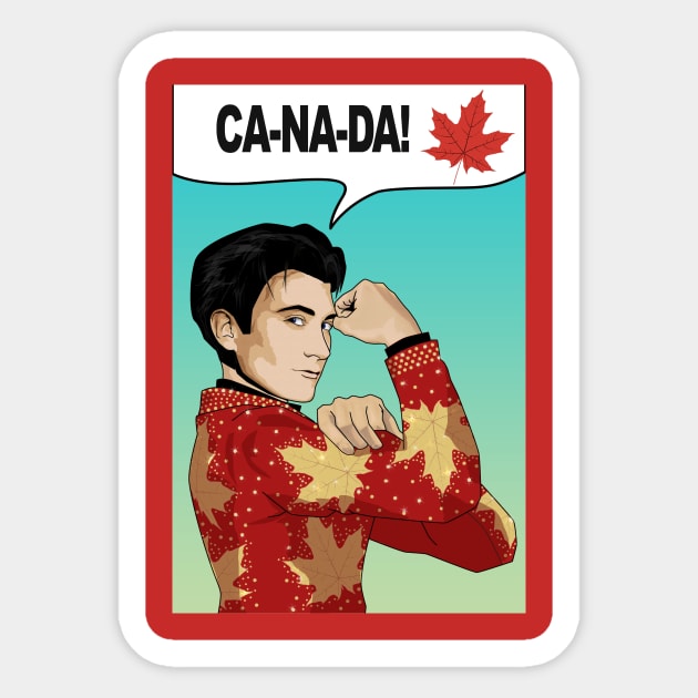 Canada! Sticker by Boogiebus